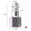 6pcs 1/4 Inch BSP FT011 Air Line Hose Compressor Fitting Connector Quick Release Male Coupler