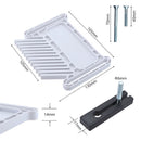 Drillpro 2Pcs New Woodworking Table Featherboards Feather Loc Boards for Table Saw Router Table Band Saws Fence Miter Slot Tool