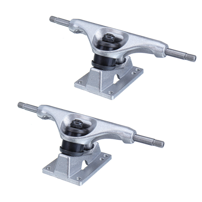 1 Pair 250mm 8.37'' Silver Longboard Trucks Electric Skateboard Hanger Parts