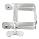 Y.F.M Aluminum Tube Toothpaste Squeezer Hair Salon Tools Dye Paint Barber Wringer Bathroom Silver