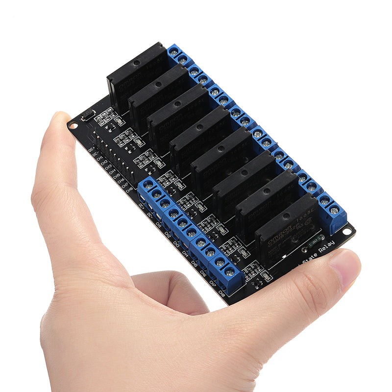 8 Channel DC 12V  Relay Module Solid State High and low Level Trigger 240V2A