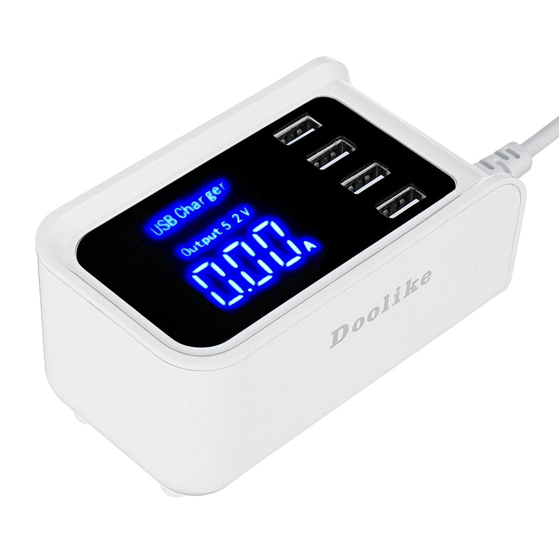 DL-CH19 4 USB Ports Intelligent Charger Charging Hub With LED Display