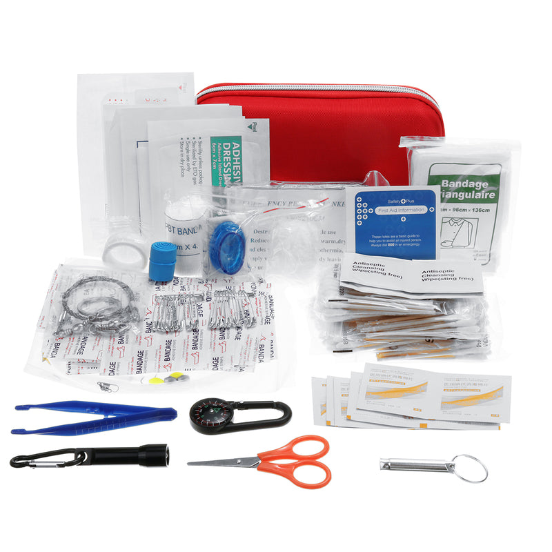 430 Pieces Outdoor Camping Mountaineering First Aid Kit Home Medical Kit Emergency Kit