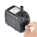 8W/10W//25W Submersible Pump Fountain with 12 RGB Color led Light Flow Adjustable for Aquarium Pond Fountain Fish Tank Water Aquarium Air Pump Hydroponic Electric Water Feature Pump