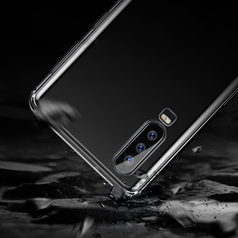 Baseus Shockproof Ultra-Thin Transparent Soft TPU Protective Case for Huawei P30