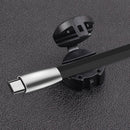 Bakeey Carbon Fiber 4 Clips Magnetic Cable Winder Cable Organizer Management