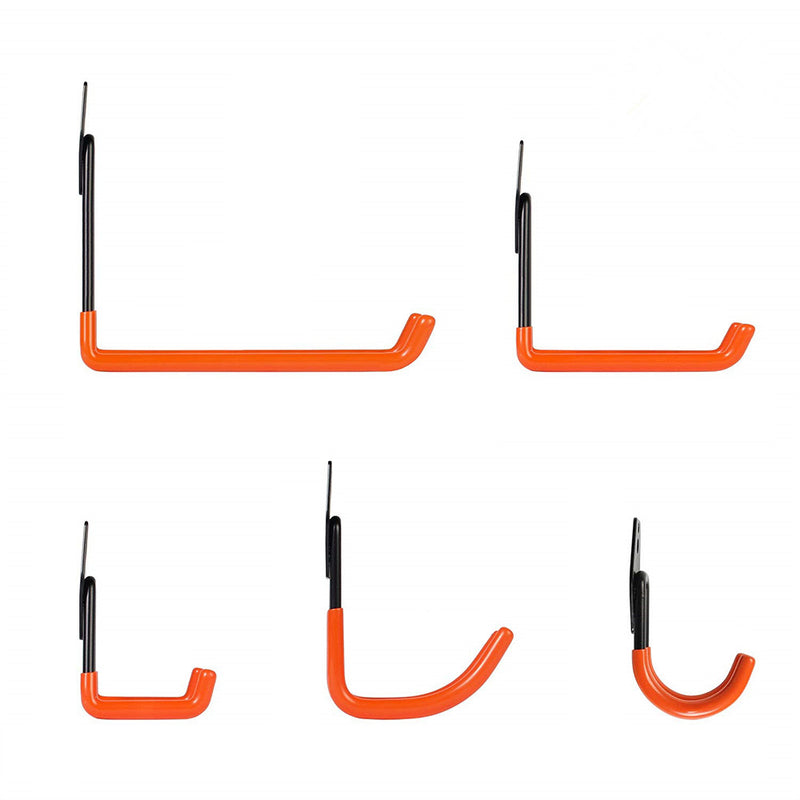 Minleaf ML-WH1 Heavy Duty Wall Hooks Garage Hooks for Garage Storage Wall Mount Hanging Hooks Tool Organizer for Garden Garage