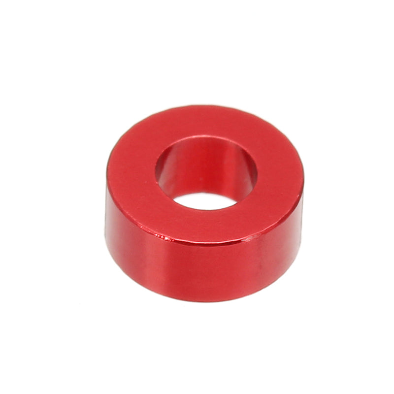Suleve M3AN3 10Pcs M3 Thickening Flat Grommet Gasket Washer Spacer Multi-color Aluminum alloy