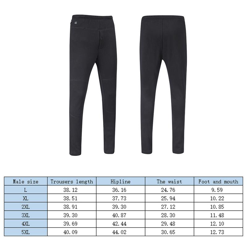 Winter Smart Heating Pants Electrical Heating Graphene Carbon Fiber Hiking Heating Thickened Heated
