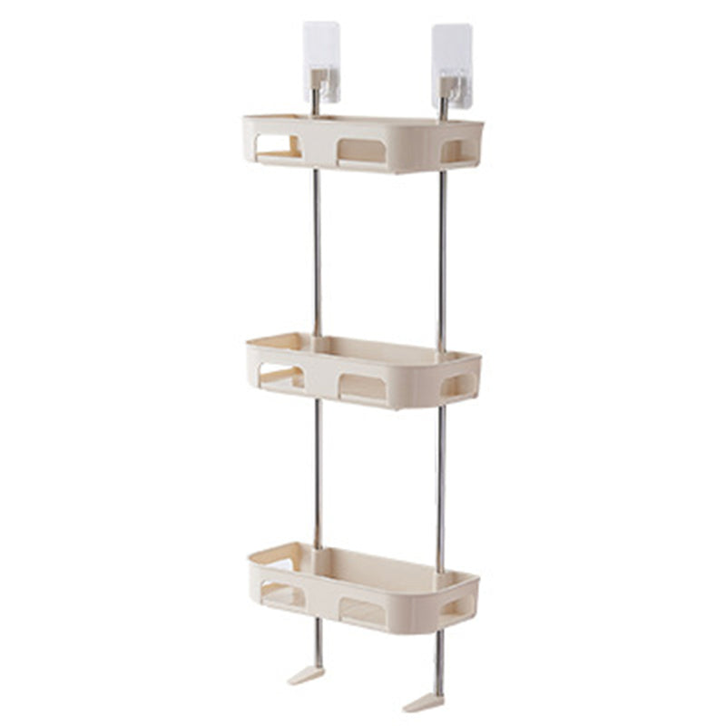 Bathroom Kitchen Storage Rack Wall Punch-free Toilet Washbasin Storage Shelf Rack