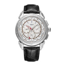 YAZOLE 444 Texture Three Small Dial 24h Display Week Display Men Fashion Quartz Watch