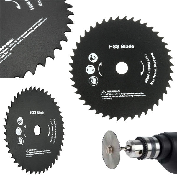 89mm 10mm Hole 44 Teeth HSS Circular Saw Blade Cutting Discs Wheel