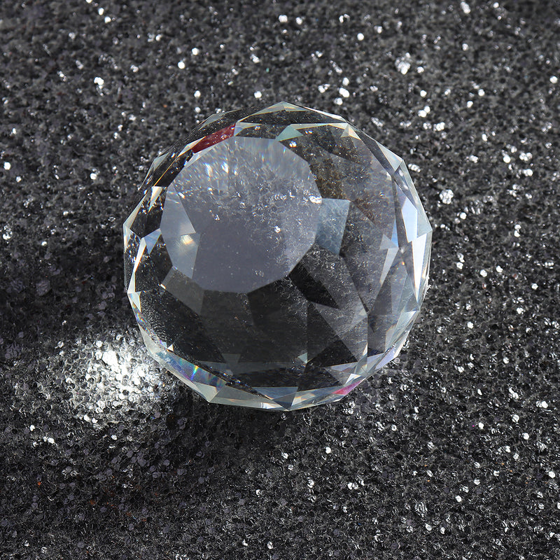 Clear Crystals Ball K9 Cut Sphere Prisms Glass Ball Decor Crafts Gifts 25-80mm