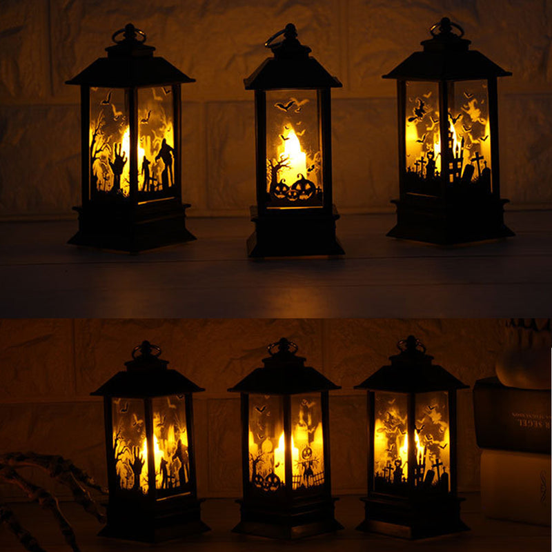 Hallowen Flame Lamp Electronic LED Candle Light Party Decorations