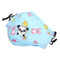 Kids PM2.5 Cotton Anti Dust Face Mask Child Mouth-Muffle Nose with Filter Respirator