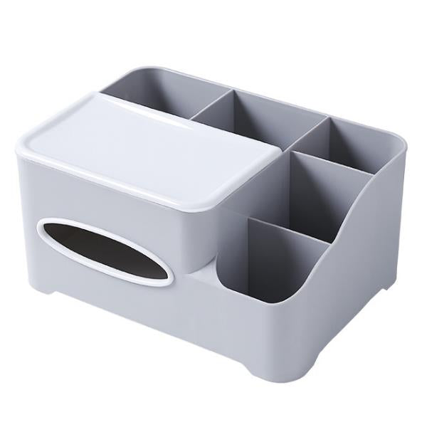 Wolff Friends W1615 Multi-function Tissue Box Remote Control Home Living Room Parts Storage Box Simple Paper Box Desktop Plastic Box