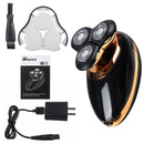 Dispaly Bald Head Shaver USB Rechargeable 5 Heads Hair Trimmer Clipper Hair Razor