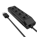 DM CHB005 4 Ports USB Hub with Switch USB2.0 Extender Extension Connector Adapter for PC Laptop