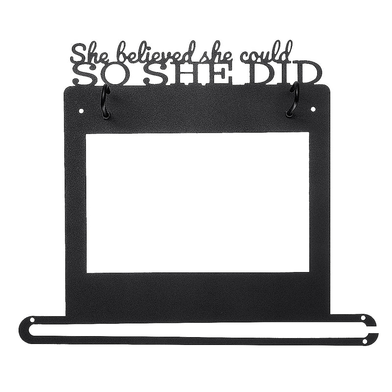 18 Medals Athletic Medal Photo Display Hanger Race Bib Holder for Sport Runner Decorations