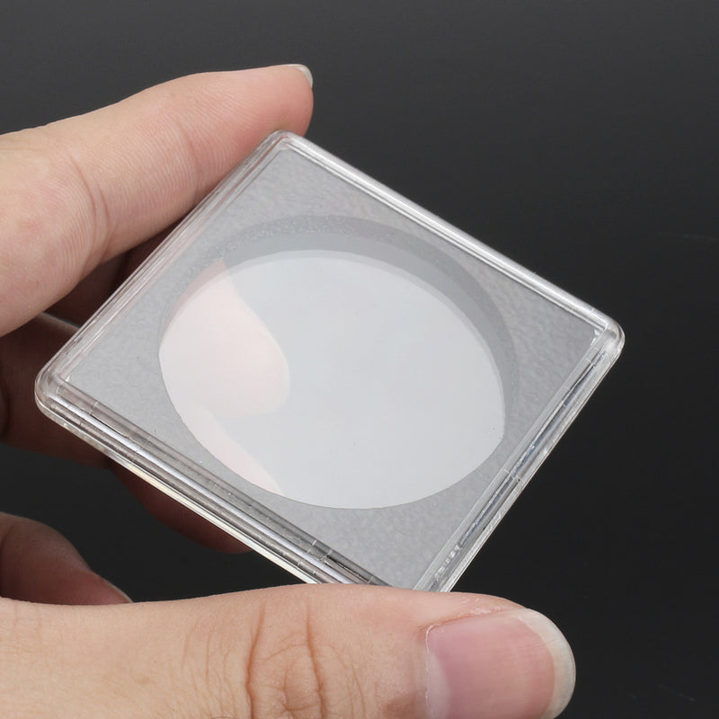 5 Sizes Clear Square Coin Capsule Box Quadrum Coin Holder 24.5mm to 40.5mm