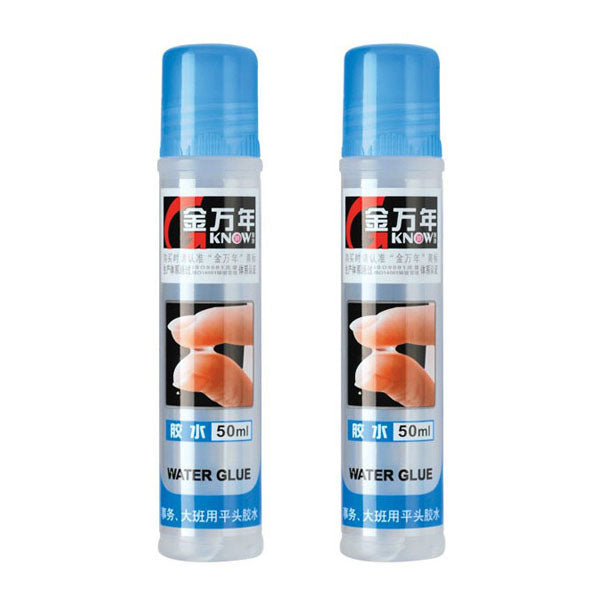 Genvana K-6216 50ml Liquid Glue Water Glue Sticky Adhesive Office Home School Supplies For Papers Photos