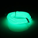 5M EL Led Flexible Soft Tube Wire Neon Glow Car Rope Strip Light Xmas Decor DC 12V
