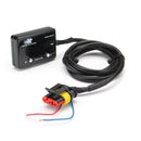 Mini LED Digital Display Boost Gauge DC 12V Universal Car Motorcycle