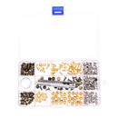 138pcs Single Cap Rivets Tubular Studs Fixing Tool For Leather Craft Tool