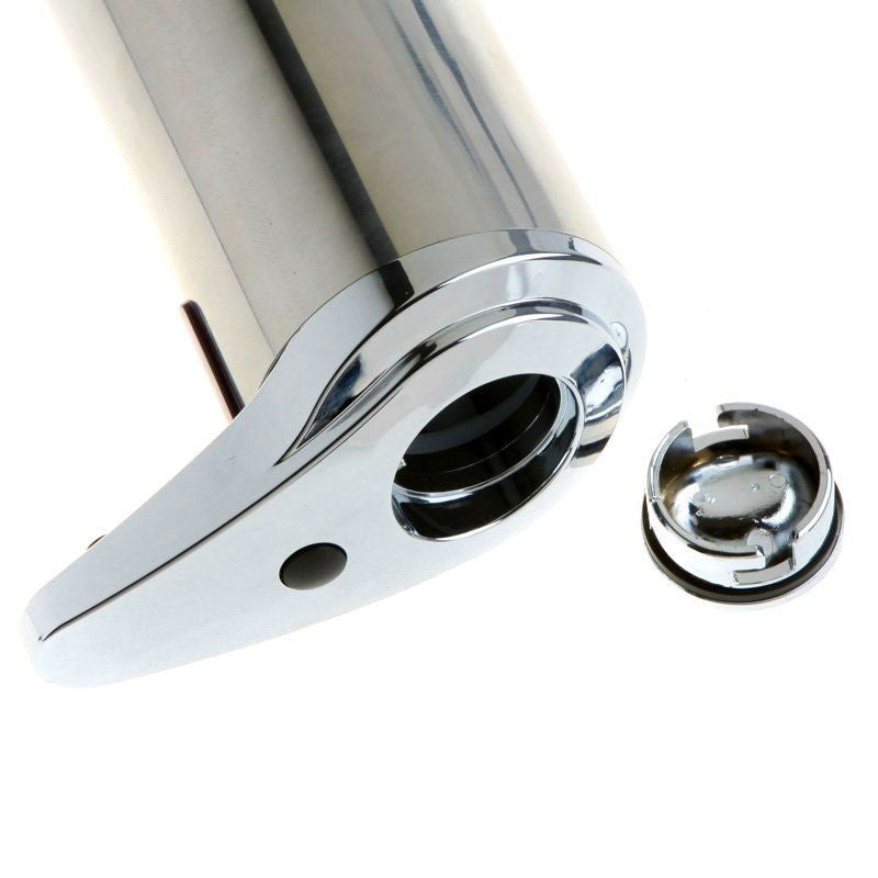 250ml Automatic Chrome Bathroom Kitchen Liquid Soap Dispenser No-Touch Hand Free