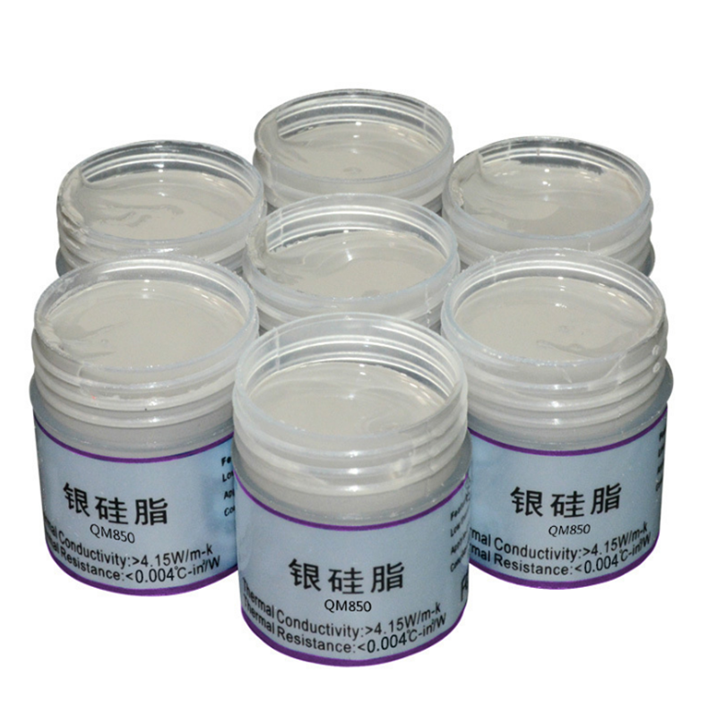 QNPLUM QM850 25g Silver Thermal Paste Grease Compound Silicone Thermal Grease Paste for CPU Cooling