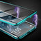 Bakeey Xiaomi Redmi Note 8 360 Curved Screen Front+Back Double-sided Full Body 9H Tempered Glass Metal Magnetic Adsorption Flip Protective Case