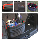IPRee 37L Car Folding Fishing Telescopic Bucket with Cover Outdoor Portable Storage Box Organizer