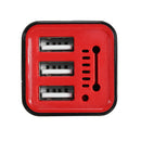 Car 3 USB Charger Negative Ion Ionizer Oxygen Generator Cleaner Air Purifier