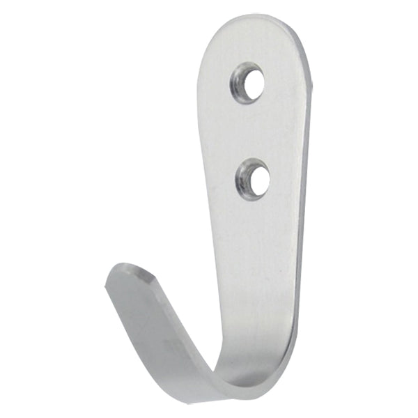 1.5mm Stainless Steel Hook Coat Robe Hat Clothes Wall Mount Hanger Towel Rack