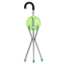 Camping Folding Tripod Cane Walking Stick Seat Portable Stool Chair Max Load Bearing 130kg