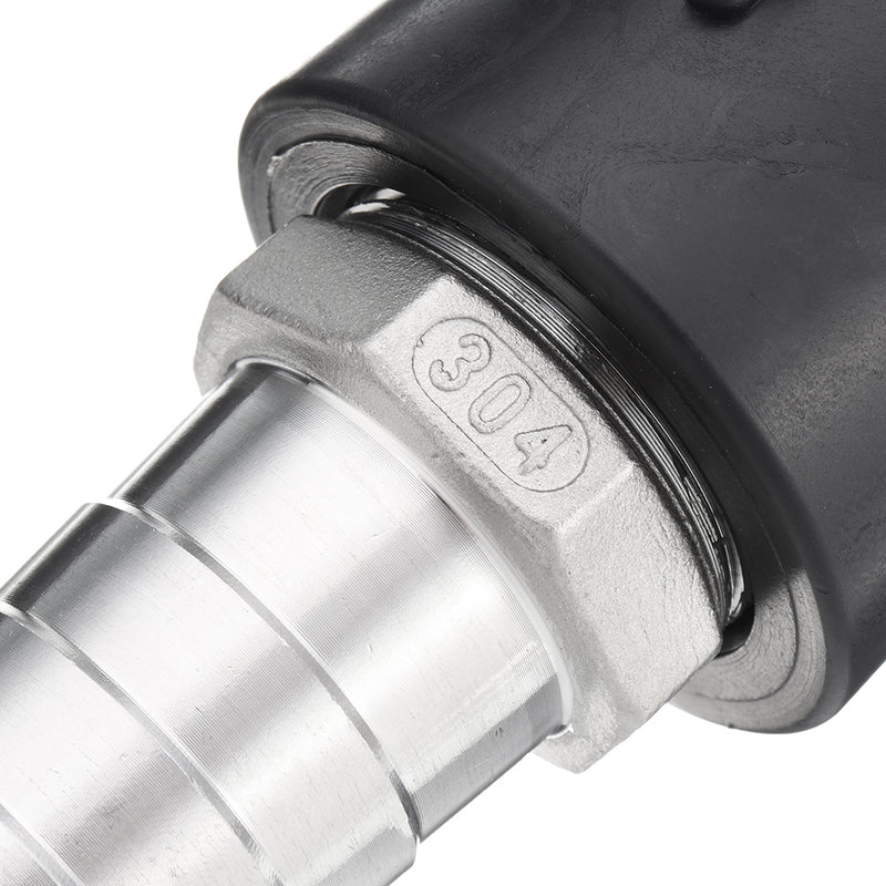 S60x6 IBC Tank Coarse Thread Drain Adapter to 38/45/50/60mm Stainless Steel Hose Outlet Connector Replacement Valve Fitting Parts for Home Garden