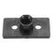 T8 2mm Lead 2mm Pitch T Thread POM Black Plastic Nut Plate For 3D Printer