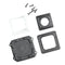 1 Piece Huepar GW90S Top Glass Window and Protective Cover Suitable for 901CG/ 902CG/903 Laser Level