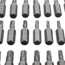 33pcs Security Tamper Proof Torx Hex Star Bit Set Magnetic Holder Screwdriver Bits