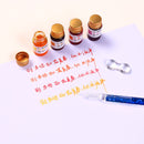 Zanmoo S0009 Dreamy Glass Dipped Ink Fountain Pen Gift Set 4/7 Pcs Per Set Creative Quick Sand Glass pen Crystal Pen Set