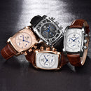 BENYAR 5113M Business Men Watch 3ATM Waterproof Date Display Leather Strap Quartz Watch