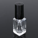 5/10/15ml Empty Nail Polish Bottle Portable Mini Thick Glass Transparent Empty Paint Refillable Bottles