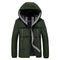 Electric Heating USB Back Intelligent Winter Hooded Heated Coats Jacket Temperature Control