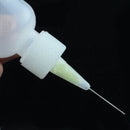2Pcs 50ml Needle Tip Soldering Liquid Flux Alochol Oil Dispenser Plastic Bottle