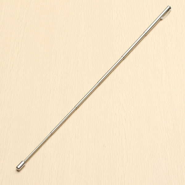 Stainless Steel 6 Section Telescopic Pointer Instrument Baton Ball Pen
