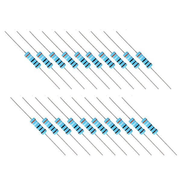 20pcs 2W 390R Metal Film Resistor Resistance 1% 390 ohm Resistor