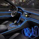 3M Flexible Neon EL Wire Light Atmosphere Car Strips Lamp Interior Decoration Strips Lighting + DC12V Driver