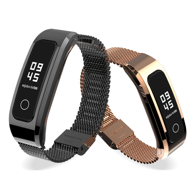 Mijobs Milan Metal Watch Band for Huawei Honor Band 4 Running Version