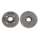 10pcs 3/4 Inch Black Flange DN20 Four Holes Flange Iron Pipe Floor Fitting Plumbing Threaded Flange