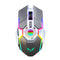 ZERODATE T30 2400DPI 2.4G Wireless RGB LED Rechargeable Ergonomic Design Gaming Mouse for PC Laptop